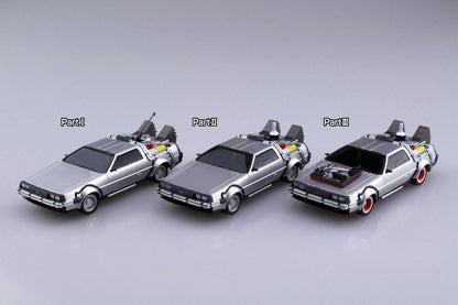 1/43 BACK TO THE FUTURE 1/43 Pullback DELOREAN from PART II Model Kit Figure Super Anime Store