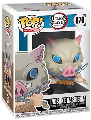 Funko POP 870 Anime: Demon Slayer Inosuke Hashibira Figure