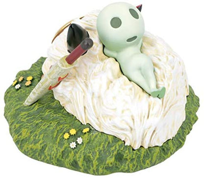 Studio Ghibli Benelic [Upon San's Mask] Statue Desk Clock - Princess Mononoke - Official Studio Ghibli Merchandise Super Anime Store