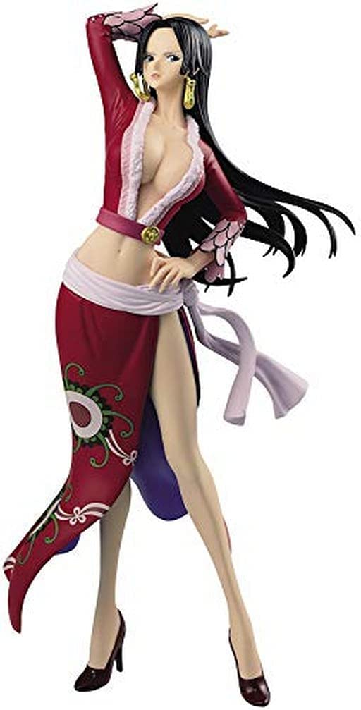 One Piece Glitter &amp; Glamours Boa Hancock Red Outfit Figur