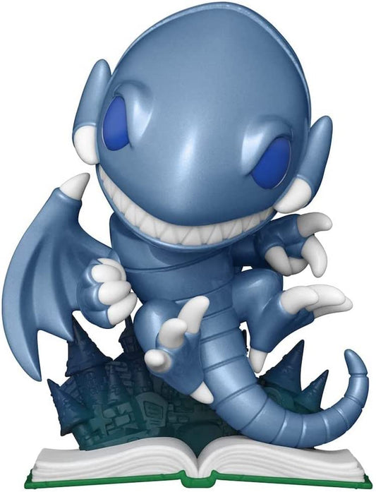 Funko POP 1062 Animation: Yu-Gi-Oh - Blue Eyes Toon Dragon (Mettalic) Figure
