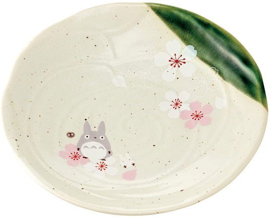 Totoro Traditional Japanese Dish Series - Dinner Plate (Sakura/ Cherry Blossom) "My Neighbor Totoro" Super Anime Store
