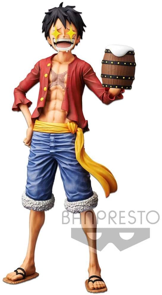 Banpresto One Piece Monkey.D.Luffy Grandista Nero Figure Super Anime Store 