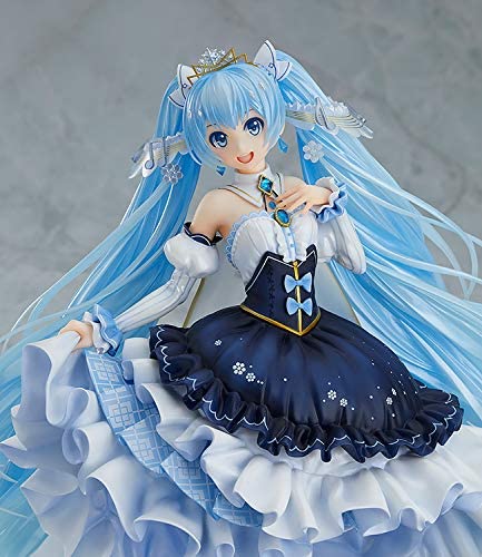 Good Smile Character Vocal Series 01: Hatsune Miku Snow Princess Version 1: 7 Scale PVC Figure