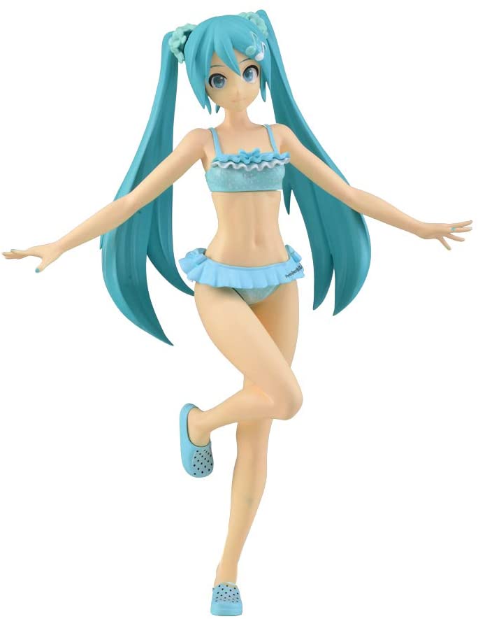 EGA Project Diva Arcade Future Tone Hatsune Miku Super Premium Action Figure Gradation Resort, 8.2"