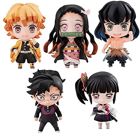 Megahouse Demon Slayer Kimetsu No Yaiba Tanjiro and Friends Mascot Set Figura completa