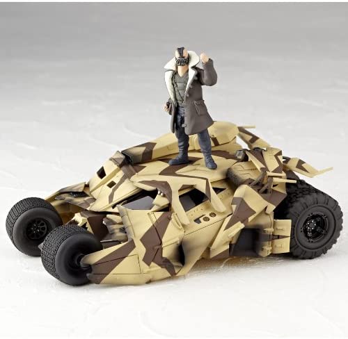 Kaiyodo Sci-Fi Revoltech #047: Batmobile Camouflage Tumbler Vehicle Figure Super Anime Store 