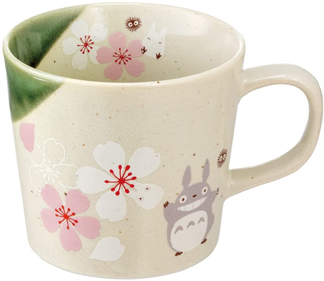 Totoro Traditional Japanese Dish Series - Mug (Sakura/Cherry Blossom) "My Neighbor Totoro", Skater Super Anime Store