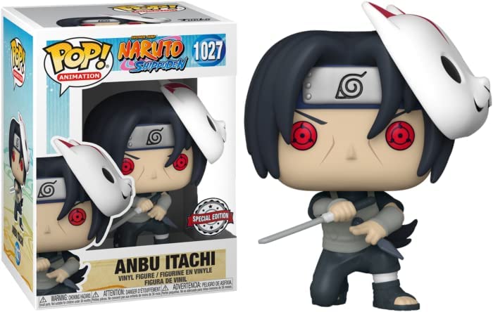 Funko POP 1027 Anime: Naruto Shippuden Anbu Itachi Chalice Collectibles Exklusive Figur 