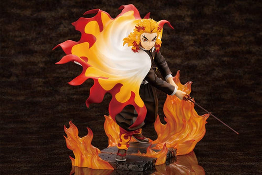 Kotobukiya Demon Slayer: Kimetsu no Yaiba: Kyojuro Rengoku ArtFX J Statue