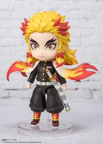 Tamashi Nations - Demon Slayer: Kimetsu no Yaiba - Kyojuro Rengoku, Bandai Spirits Figuarts Mini Action Figure