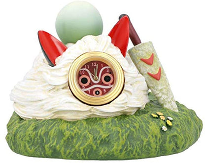 Studio Ghibli Benelic [Upon San's Mask] Statue Desk Clock - Princess Mononoke - Official Studio Ghibli Merchandise Super Anime Store