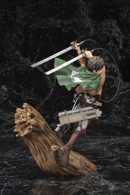 Kotobukiya Attack On Titan: Eren Yeager (Renewal Package Variant) ArtFX J Statue Figure Super Anime Store 