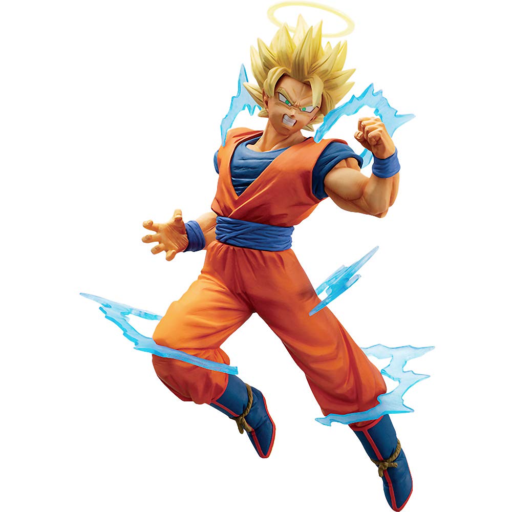 Dragon Ball Z Dokkan Battle Collab Super Saiyan 2 Goku Figure - Super Anime Store FREE SHIPPING FAST SHIPPING USA