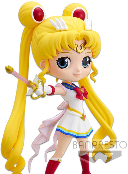 Banpresto Pretty Guardian Sailor Moon Eternal The Movie Q Posket-Super Sailor Moon-Moon Kaleidoscope Version Figure Super Anime Store 
