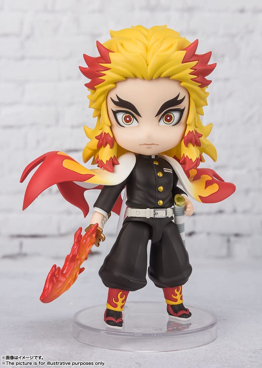 Tamashi Nations - Demon Slayer: Kimetsu no Yaiba - Kyojuro Rengoku, Bandai Spirits Figuarts Mini Action Figure