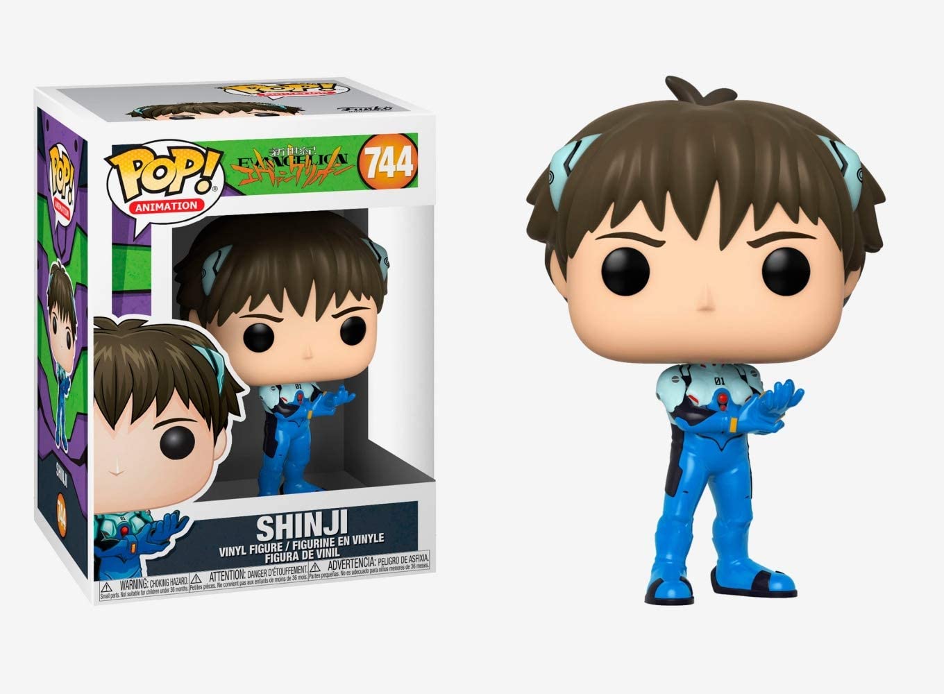 Funko POP 744 Anime: Evangelion - Shinji Figure Super Anime Store 