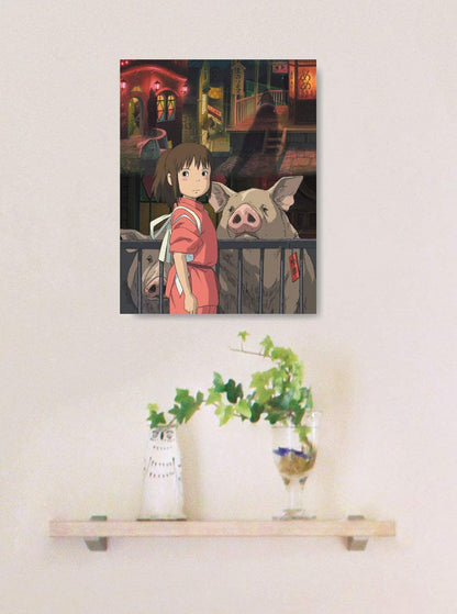 The Other Side of the Tunnel Spirited Away Ensky Artboard Jigsaw (Canvas Style)
