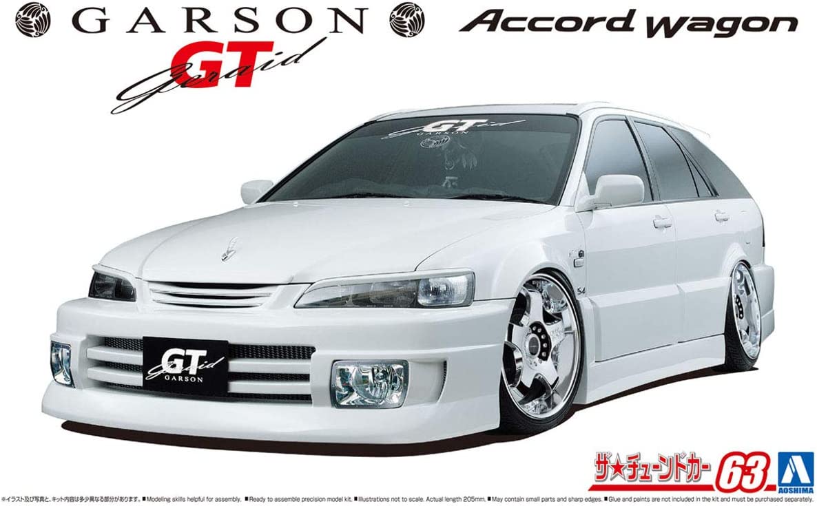 Aoshima 1/24 Scale Kit 57971 Garson Geraid GT CF6 Accord Wagon '97 (Honda) Model Kit