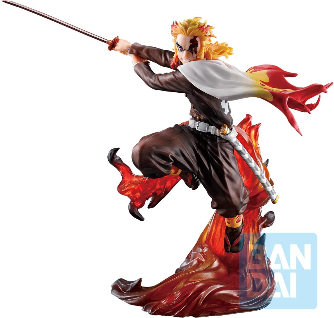 Kyojuro Rengoku (-Shake The Sword Burn Your Heart-) Demon Slayer: Kimetsu no Yaiba , Bandai Ichibansho Figure
