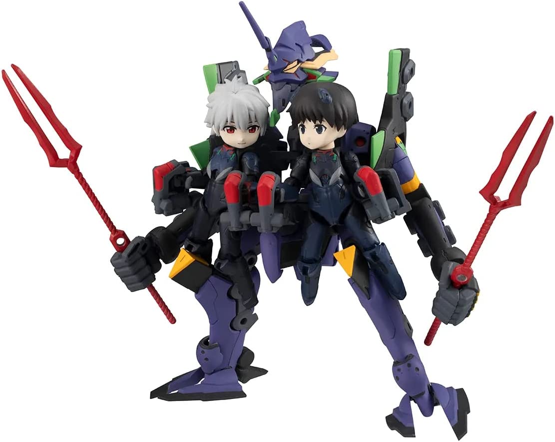 MegaHouse - Evangelion - Shinji Ikari, Kaworu Nagisa & Evangelion 13 (Theatrical Edition), Megahouse Desktop Army Figure