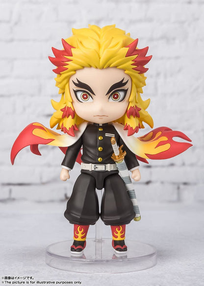 Tamashi Nations - Demon Slayer: Kimetsu no Yaiba - Kyojuro Rengoku, Bandai Spirits Figuarts Mini Action Figure