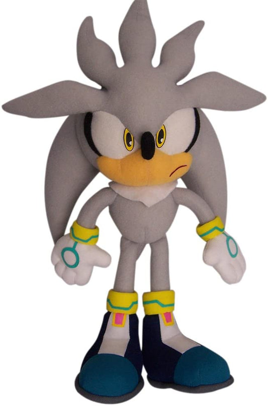 Great Eastern Sonic The Hedgehog: Silver Sonic Plush Doll, 13" Super Anime Store 