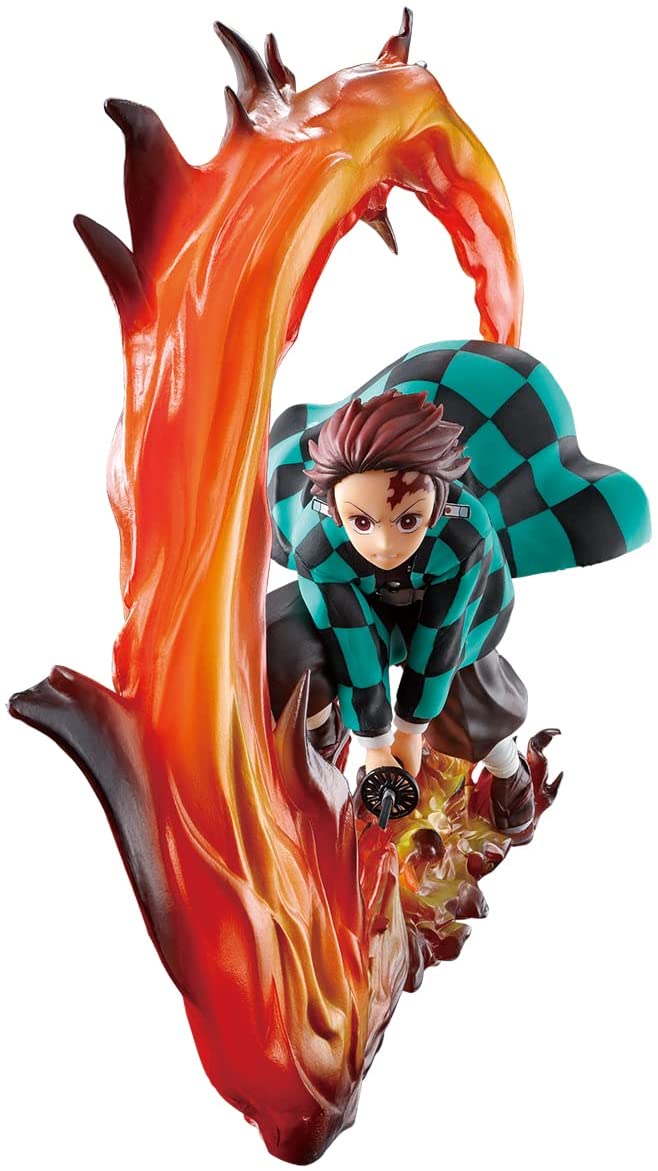 Ichiban - Demon Slayer: Kimetsu no Yaiba - Tanjiro Kamado (Shake The Sword Burn Your Heart), Figura de Bandai Ichibansho