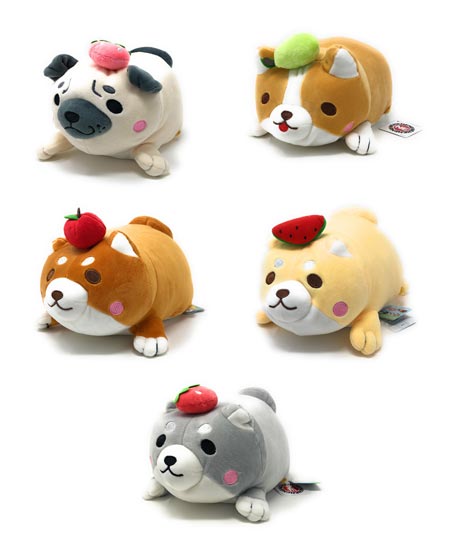 Kawaii 17" Scooshin Dog Gang Marshmallow Plush Super Anime Store 