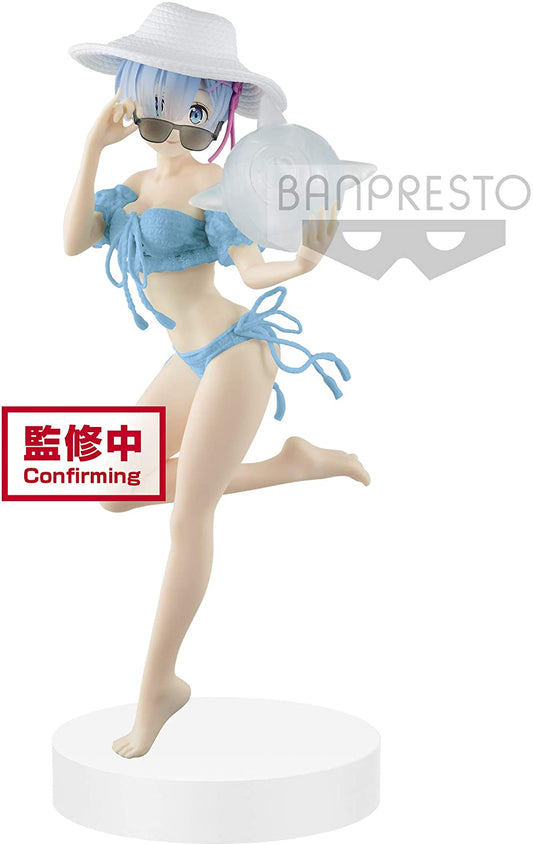 Re:Zero Starting Life in Another World Vol. 2 Beach Outfit Rem EXQ Figure - Super Anime Store FREE SHIPPING FAST SHIPPING USA