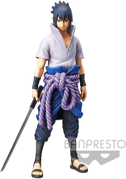 Banpresto Naruto Shippuden Uchiha Sasuke Grandista Nero Figure Super Anime Store 