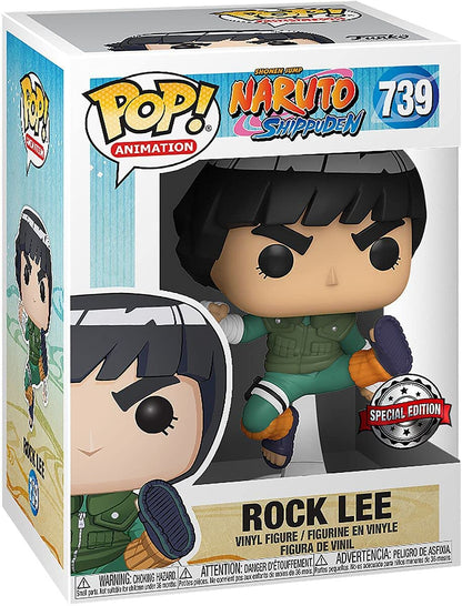 Funko POP 739 Anime: Naruto Shippuden Rock Lee Exclusive Figure Super Anime Store