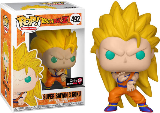 Funko POP 492 Animation: Dragon ball Z - Super Saiyan 3 Goku Figure Super Anime Store 