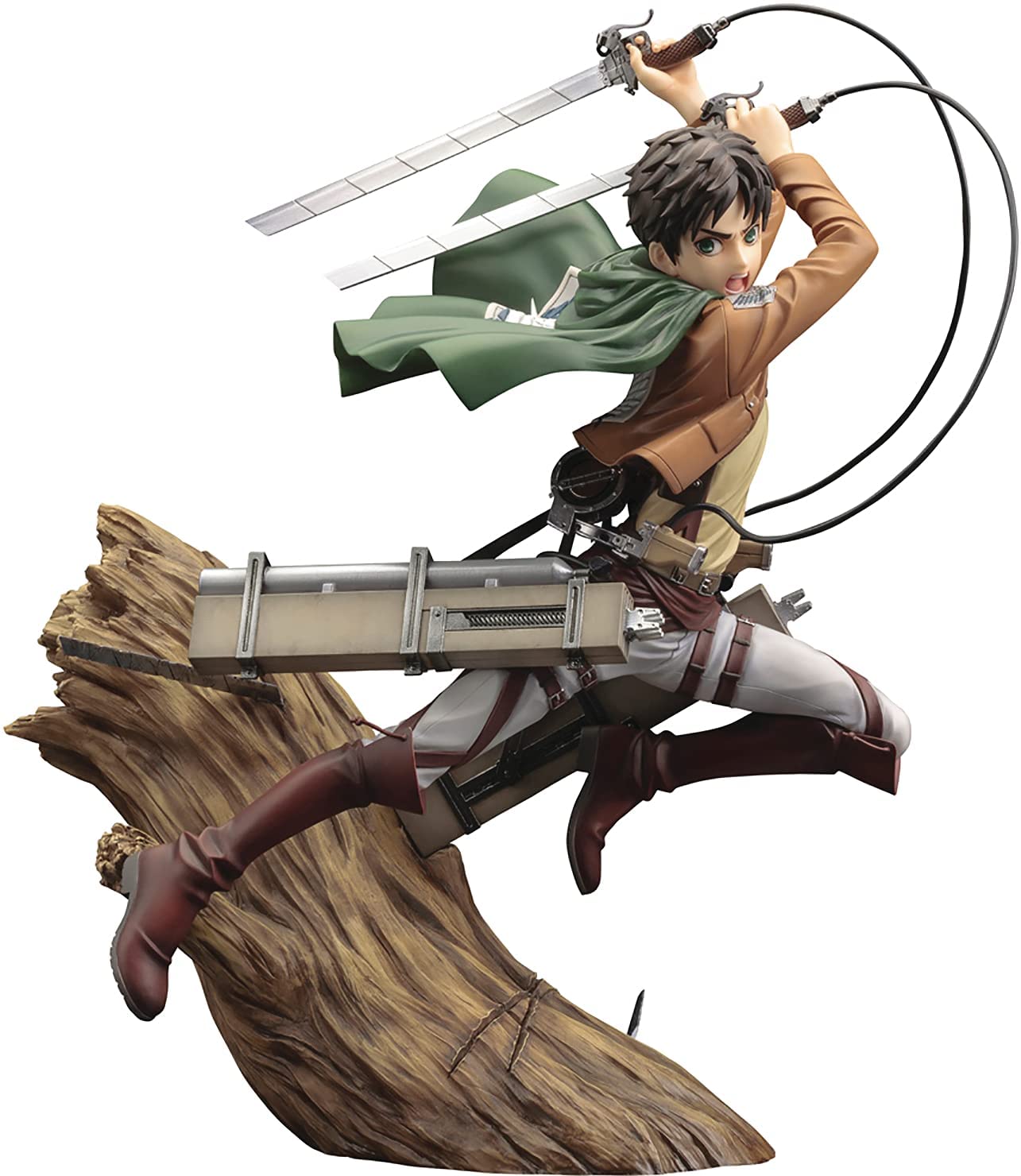 Kotobukiya Attack On Titan: Eren Yeager (Renewal Package Variant) ArtFX J Statue Figure Super Anime Store 