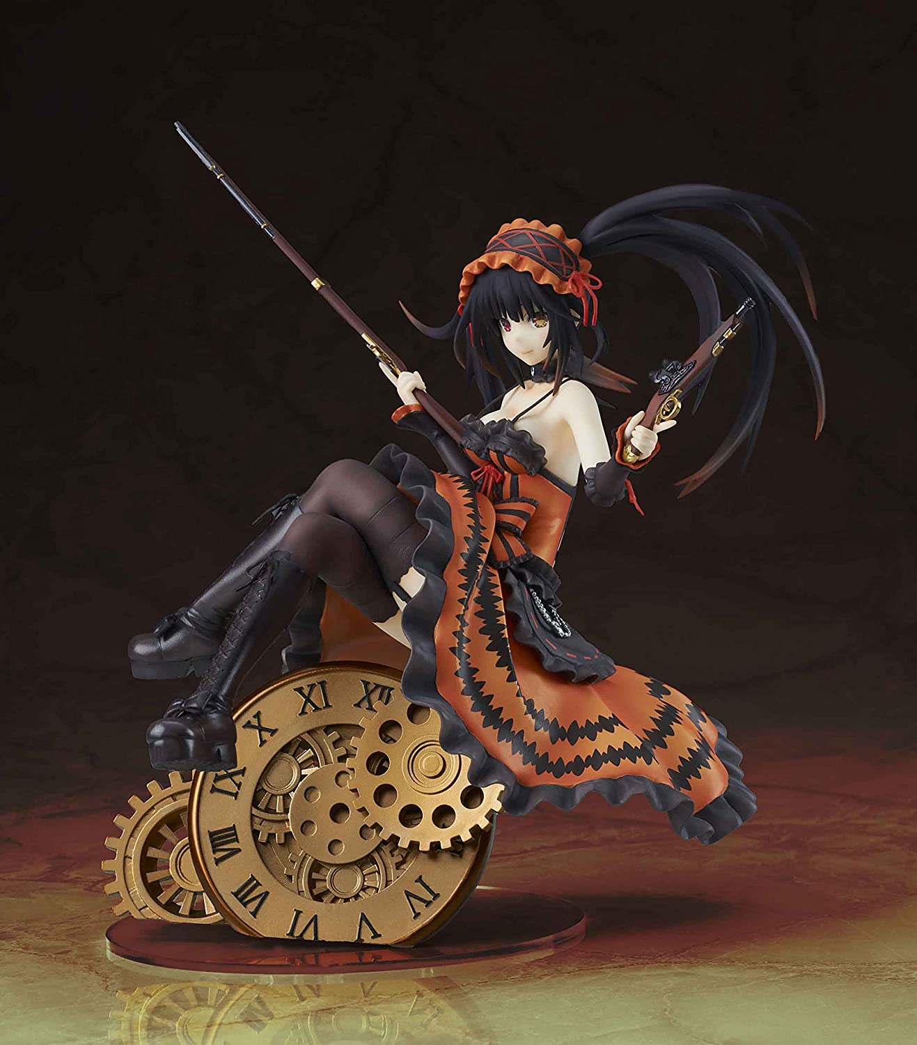 Kaitendoh Date A Live: Kurumi Tokisaki 1:7 Scale Fully Painted PVC Figure Super Anime Store 