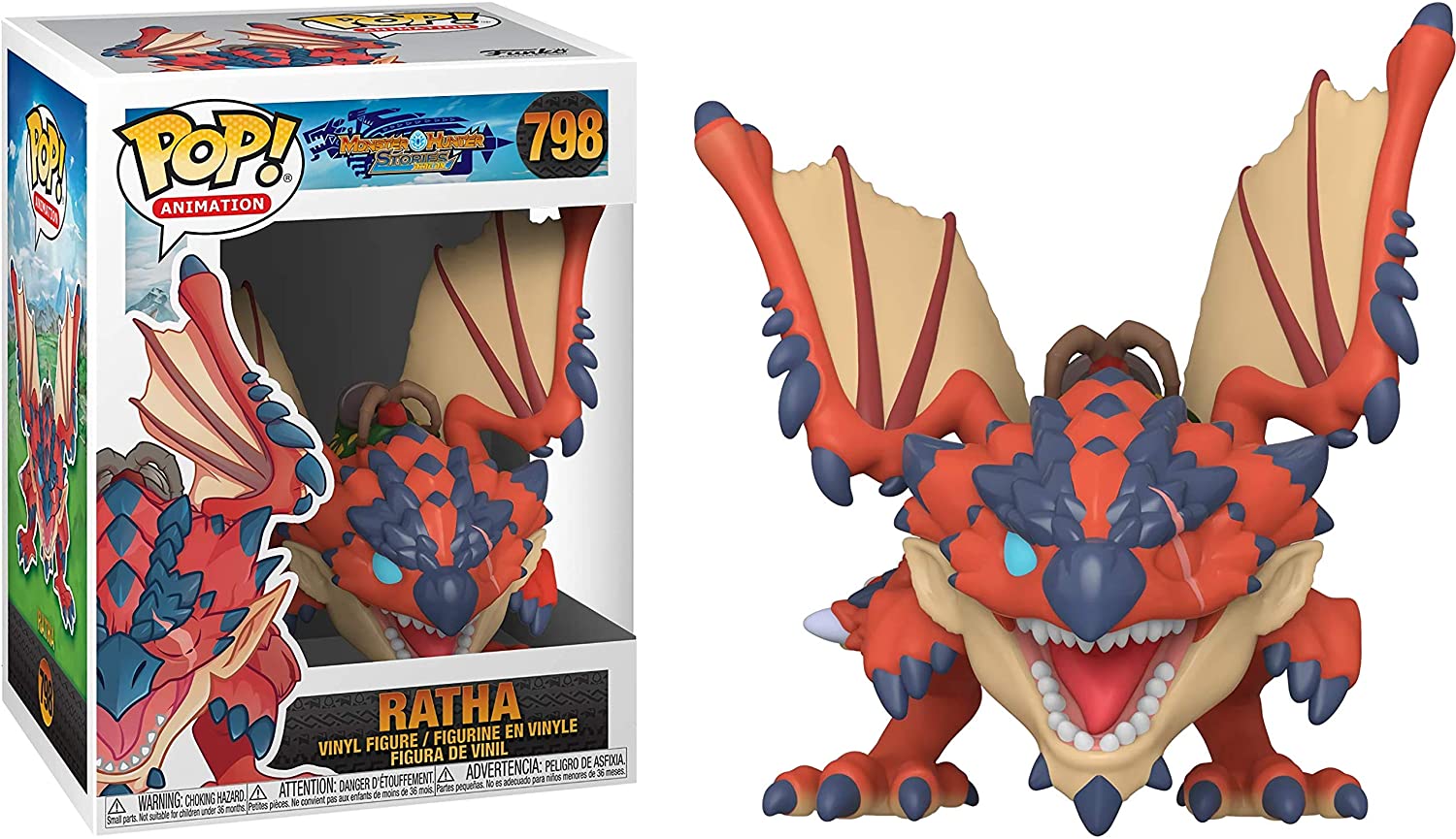 Funko POP 798 Anime: Monster Hunter Ratha Figure Super Anime Store