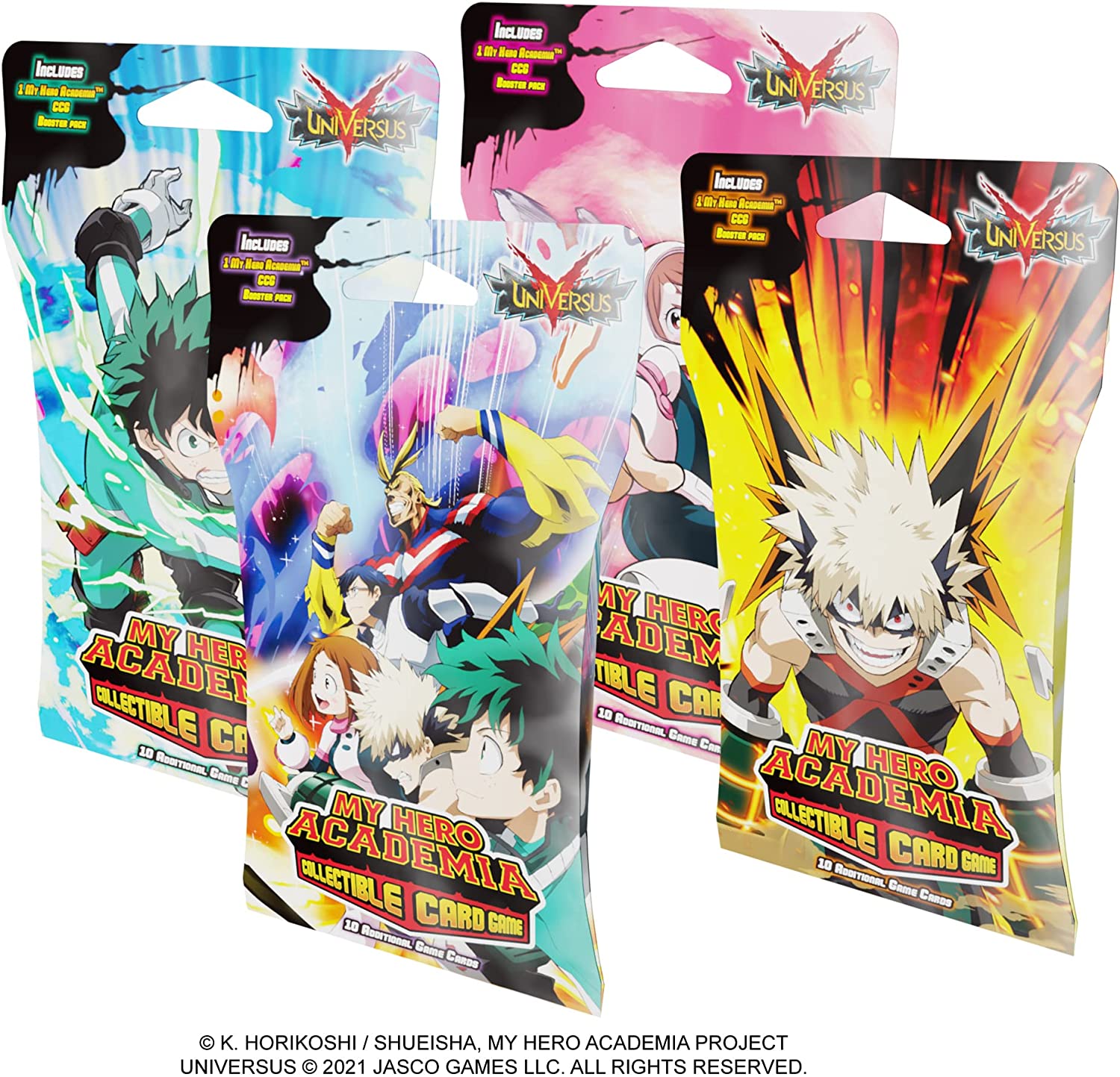 Jasco My Hero Academia Collectible Card Game Series 1 Unlimited | 10-Card  Single-Pack Booster Pack | Trading Cards for Adults and Teens | Ages 14+ |  2
