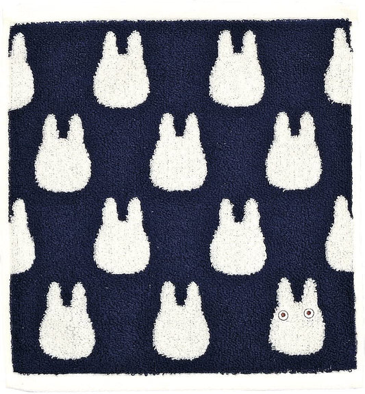 Studio Ghibli Silhouette Series (Wash Towel) My Neighbor Totoro Marushin Silhouette Towel Series Dark Blue