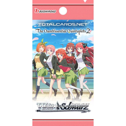 Weiss Schwarz: THE QUINTESSENTIAL QUINTUPLETS 2 BOOSTER Pack (1 Pack)