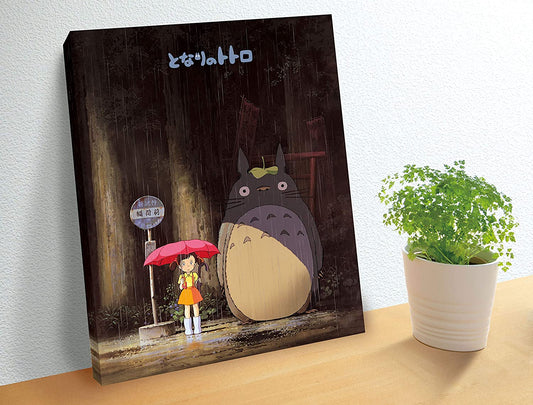 Meeting Totoro My Neighbor Totoro Ensky Artboard Jigsaw (Canvas Style)