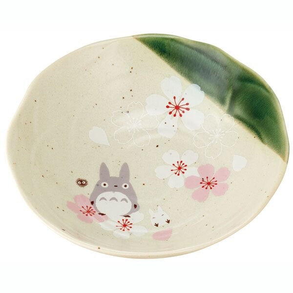 Totoro Traditional Japanese Dish Series - Salad Plate/Bowl (Sakura/ Cherry Blossom) "My Neighbor Totoro" Super Anime Store