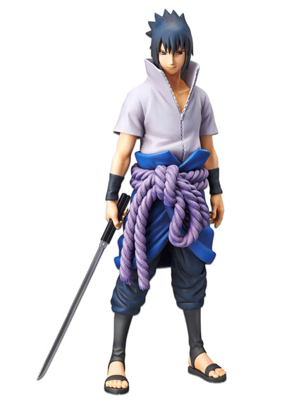 Banpresto Naruto Shippuden Uchiha Sasuke Grandista Nero Figure Super Anime Store 