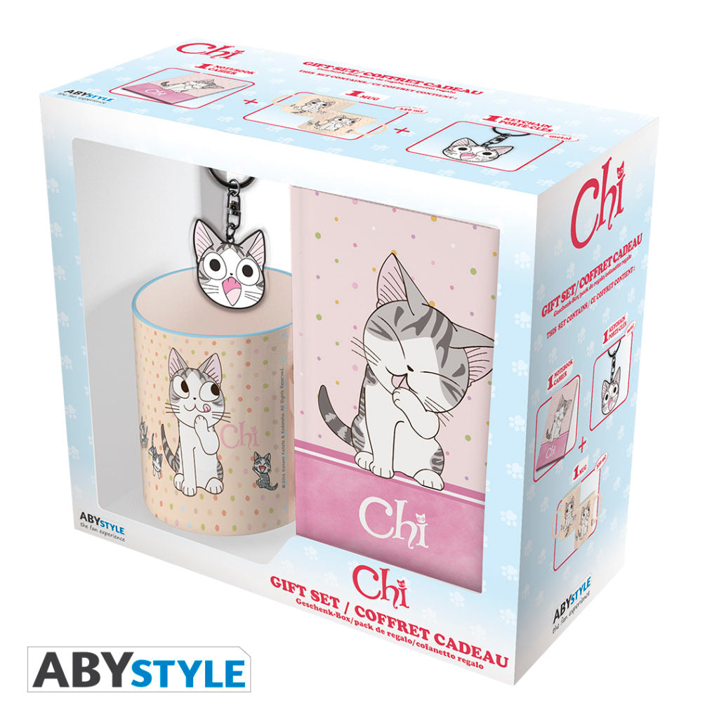 CHI'S SWEET HOME - Chi Cat-Lover's Giftset (Includes Mug, Notebook, and Keychain) Super Anime Store 