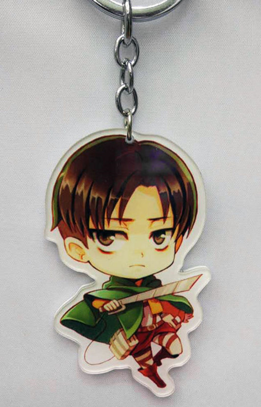 Attack On Titan Levi Keychain - Super Anime Store FREE SHIPPING FAST SHIPPING USA