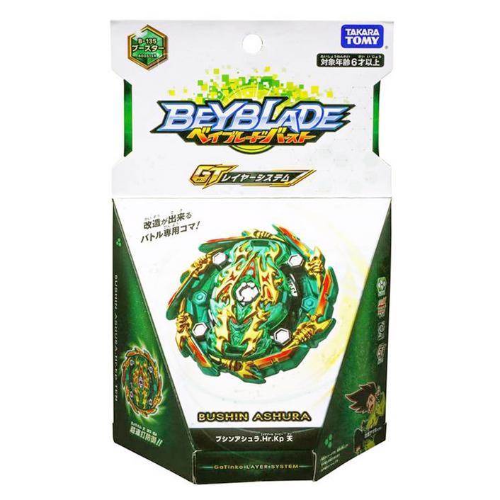 Takaratomy B-135 Beyblade Burst Bushin Ashura Hurricane Keep Ten Booster Top Super Anime Store