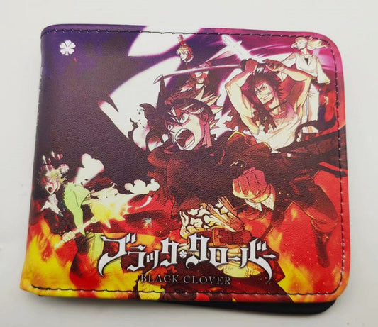 Black Clover Wallet - Super Anime Store FREE SHIPPING FAST SHIPPING USA
