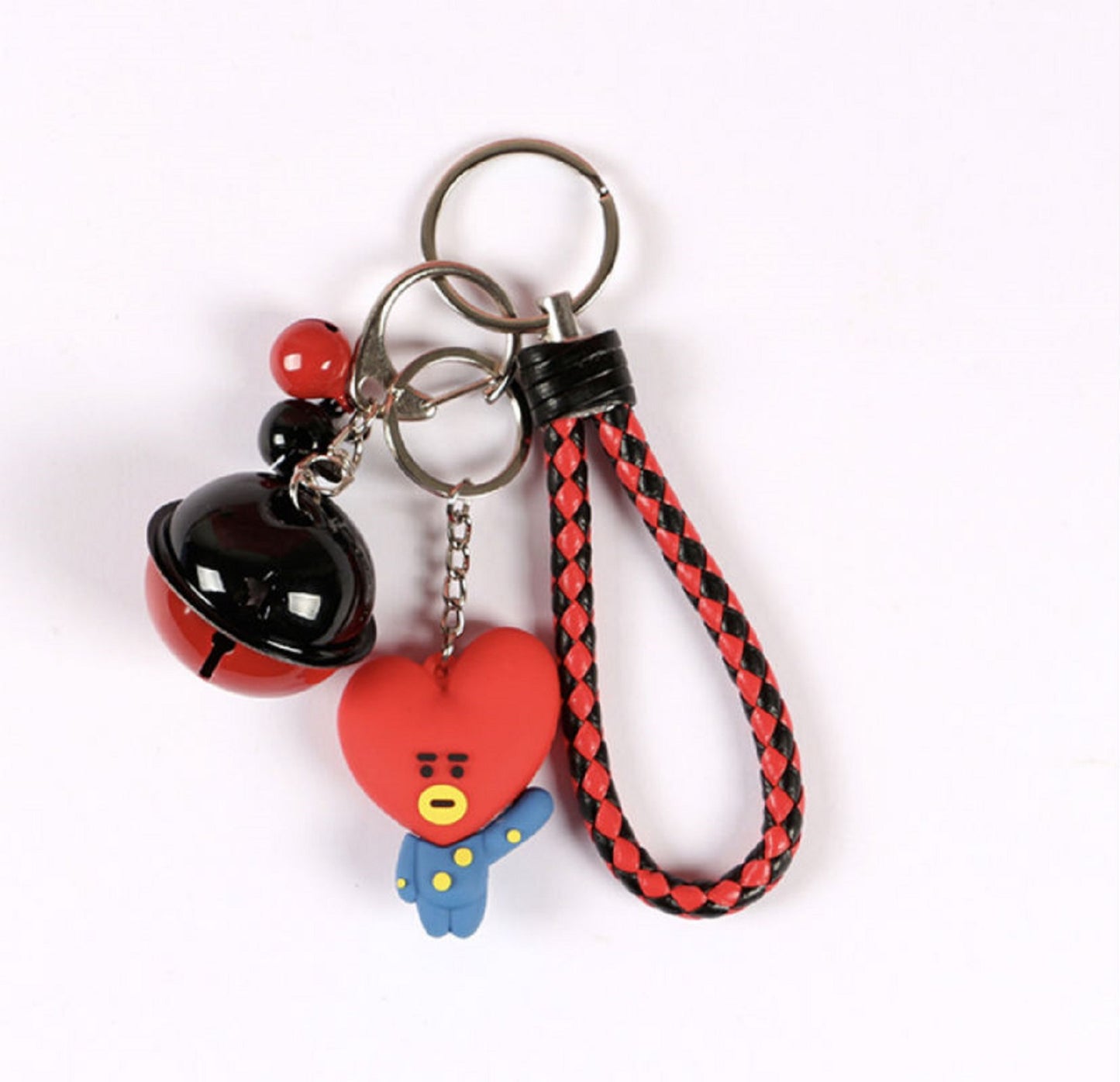 K-Pop BTS Keychain Bell BT21 - Super Anime Store FREE SHIPPING FAST SHIPPING USA