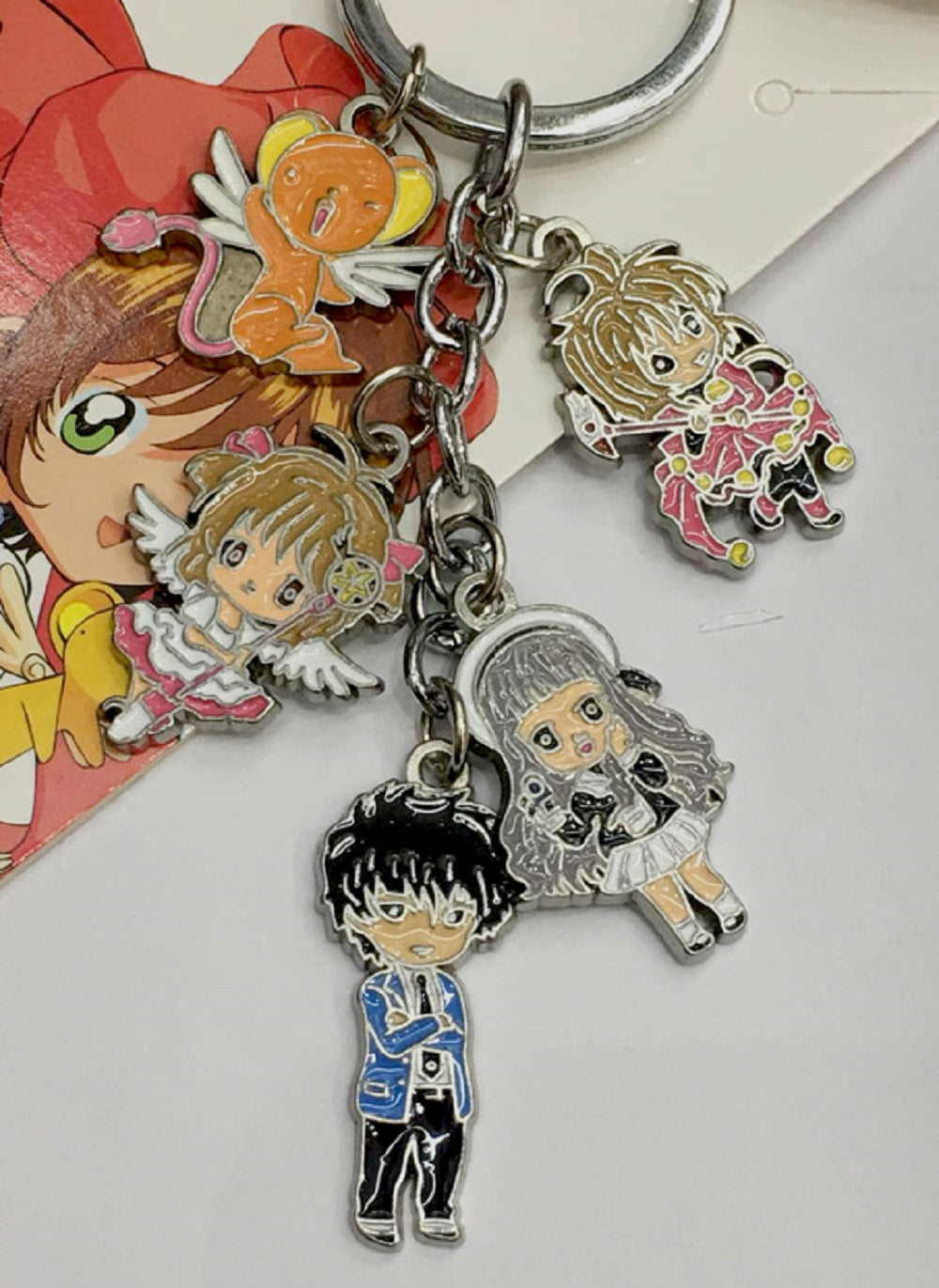 Card Captor Sakura Characters Keychain - Super Anime Store FREE SHIPPING FAST SHIPPING USA