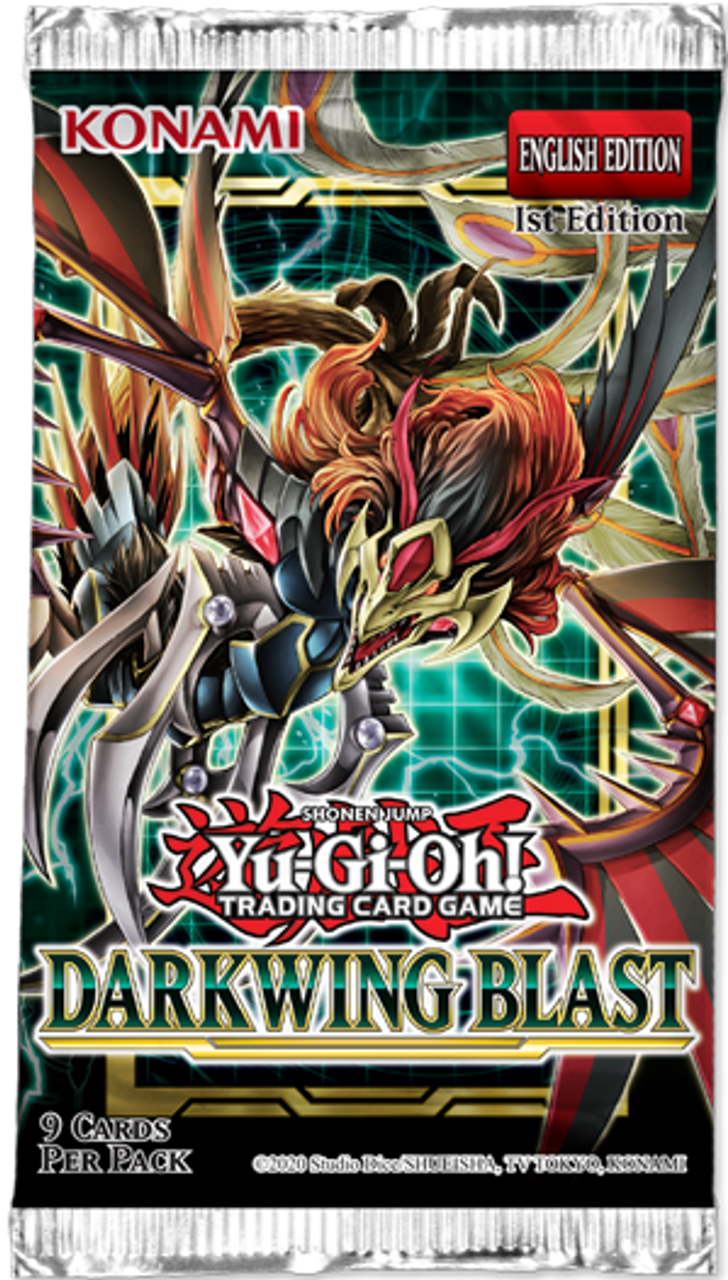 Yu-Gi-Oh! Paquete de refuerzo Darkwing Blast (1 paquete de refuerzo)