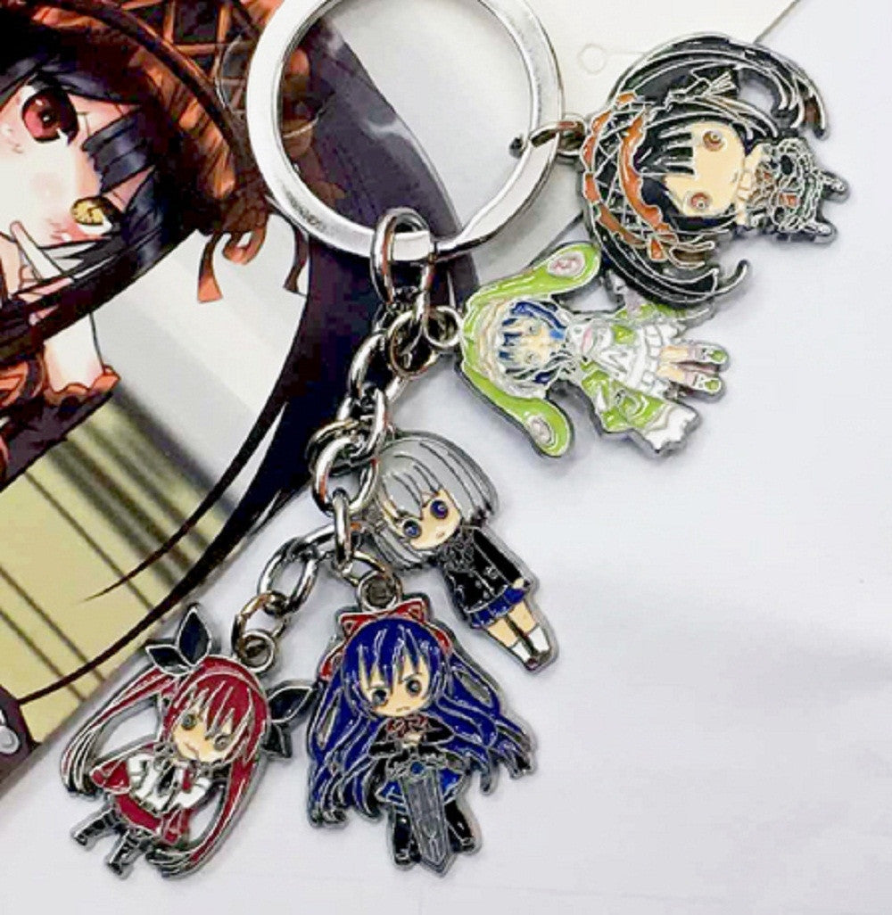 Date a Live Characters Keychain - Super Anime Store FREE SHIPPING FAST SHIPPING USA
